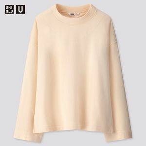 UNIQLO U Boxy Fit Cotton Sweatshirt Pullover Shirt Size Small S